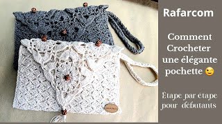 S gauchers Crochet Elegante pochette avec diagramme gratuit [upl. by Lynd]