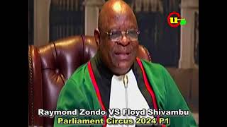 Listen how Raymond Zondo swiftly dealt with Floyd Shivambu in Parliament 2024 parliament quarrels [upl. by Ilana293]