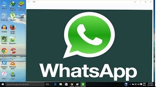 How to Use WhatsApp on PcLaptop  Windows 1081 [upl. by Durrett]