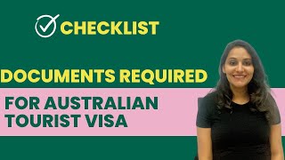 Document Checklist Australia Tourist Visa Subclass 600 [upl. by Kerri]