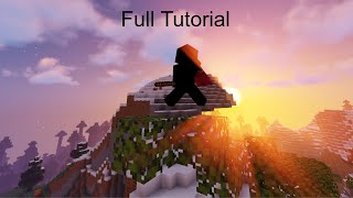 How to scaffold hack in Minecraft Command Block tutorial [upl. by Eanaj]