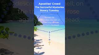 Apostles Creed  Rosary Prayer  Rosary Tuesday  Sorrowful Mysteries  Begin Your Rosary Journey [upl. by Suryt]