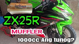 BEST EXHAUST FOR ZX25R NINJA REVEALED  TUNOG 1000CC DAW [upl. by Htebharas454]