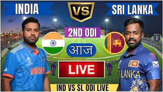 Live IND Vs SL Match Score  Live Cricket Match Today IND vs SL 2nd Odi live 1st innings livescore [upl. by Tevlev572]