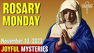 Monday Rosary ᐧ Joyful Mysteries of the Rosary 🤎 November 13 2023 VIRTUAL ROSARY [upl. by Just]