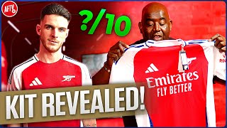 The New 2425 Arsenal Home Kit Robbies Full Kit Review [upl. by Attemaj955]