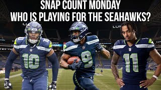 Snap Count Monday Phenomenally balanced rotations on the EDGE something interested at tight end [upl. by Ahseinek]