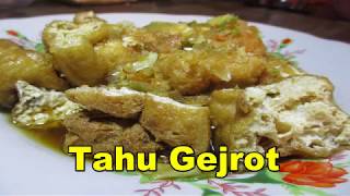 Resep Tahu Gejrot Pedas Mantap [upl. by Nomal639]