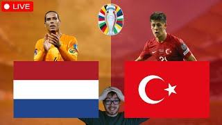 Niederlande  Türkei  UEFA EURO 2024 LIVE [upl. by Miquela]