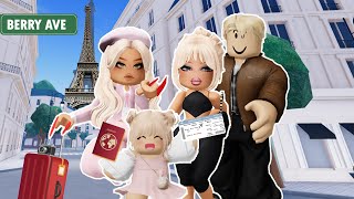 BILLIONAIRES Family TRIP To PARIS Berry Avenue  MADDY ROBLOX SONG [upl. by Arbua255]