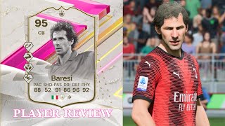 USABLE🤔 95 FUTTIES ICON Baresi Player review  EA FC 24 [upl. by Eddina691]