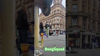 Ben Monteith busking at Glasgow St Enoch centre 420 culture legal lifestyle prescription art [upl. by Azer]