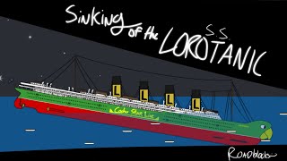 Sinking of the SS Lorotanic Requested by cochu444yt [upl. by Airdnna]