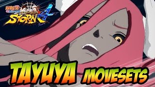 Naruto Ultimate Ninja Storm 14  Tayuya Moveset Sound Four [upl. by Kendry114]