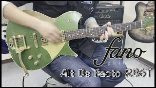 fano guitars Alt De Facto RB6T SOund Demo【商品紹介Guitar Planet】 [upl. by Assetniuq]