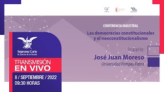 🔴 𝐂𝐨𝐧𝐟𝐞𝐫𝐞𝐧𝐜𝐢𝐚 𝐌𝐚𝐠𝐢𝐬𝐭𝐫𝐚𝐥 quotLas democracias constitucionales y el neoconstitucionalismoquot I 8 sept 2022 [upl. by Notserc]