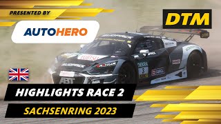 First lap chaos 😲  DTM Sachsenring Highlights presented by Autohero  DTM 2023 [upl. by Heron109]