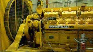 Caterpillar Genset D399 V16 Cat diesel [upl. by Aratal]