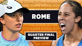 Swiatek vs Keys  Rome Open 2024 QF  Tennis Prediction [upl. by Adav]