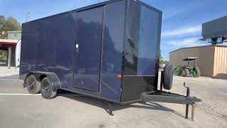 2024 Rock Solid Cargo 7X16X73quot WITH POWER Cargo  Enclosed Trailer [upl. by Yelnikcm145]