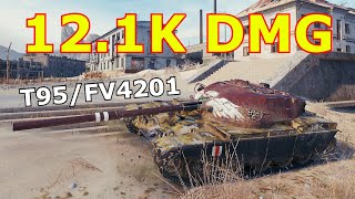 World of Tanks T95FV4201 Chieftain  6 Kills 121K Damage [upl. by Burns416]