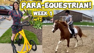 From Bedsores to Saddle Sores My Paralympic Journey🐴 1st Para Dressage Lesson [upl. by Acceber]