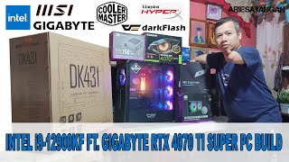 INTEL i912900KF FT GIGABYTE RTX 4070 TI SUPER PC BUILD [upl. by Veljkov341]