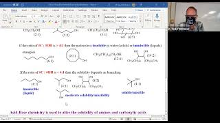 c243 F22 AcidBase Extraction of Fluorenone Ethyl 4amino benzoate and Benzoic acid [upl. by Norraa]