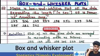 BOX AND WHISKER PLOTS EXPLAINED  How To Make Box and Whisker Plots [upl. by Elrem981]