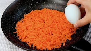 1 carrot with 1 egg your kids will be asking for this for breakfast everyday [upl. by Savior275]