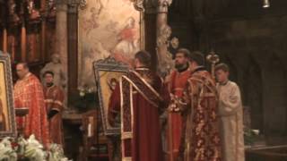 Byzantinische Göttliche Liturgie im Wiener Stephansdom [upl. by Aniretac]