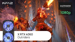 KFA2 X GeForce RTX 4060 Black  Outriders  1080p Full HD разрешение [upl. by Guglielmo]