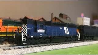 N scale Atlas Master SD35 Montana Rail Link rebuild [upl. by Rigby374]