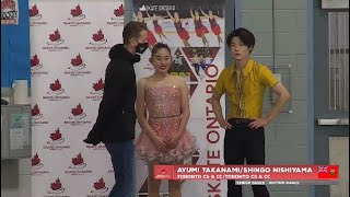 Ayumi TAKANAMI  Shingo NISHIYAMA RD Skate Ontario Sectionals Series  October Hub 高浪  西山 [upl. by Jemine13]