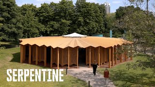 Look Inside the Serpentine Pavilion 2023 Lina Ghotmeh — Architecture  Serpentine [upl. by Nevur41]