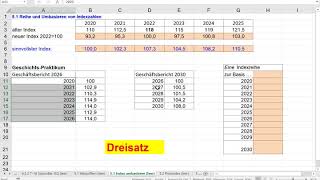 5 1 Reihen und Umbasieren von Indexzahlen [upl. by Gould]