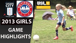 Chicago CITY vs Nationals  Super Y  USL Y  U12 2013 Girls Soccer Game Highlights July 6 2024 [upl. by Deibel]