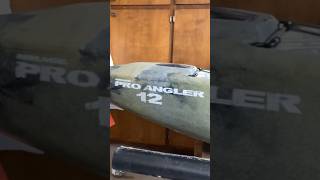 Unloading Hobie Pro Angler 12  Truck Bed to Custom Cart [upl. by Odranreb]