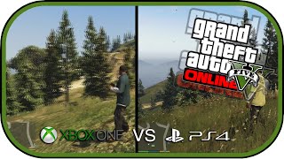 GTA 5  Xbox One vs PS4 Graphics Comparison 1080p GTA V NewGen [upl. by Boniface655]