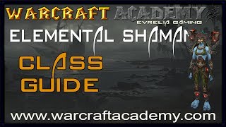 54 Elemental Shaman DPS Guide  Warcraft Academy [upl. by Klarika]