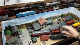 HO Inglenook ShuntingSwitching Layout Model RailwaysRailroads [upl. by Hannavas805]