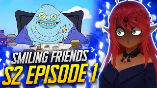 GAMERS VS CORPORATIONS  Smiling Friends Episode 1 Reaction S2 [upl. by Crosby308]