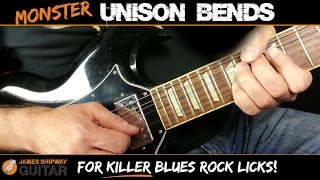 Killer Rock Licks  Do You Use These Unison Bends for Killer Licks [upl. by Imoin]