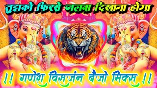 Tujhko Firse Jalwa Dikhana Hi Hoga Benjo And Dj Dhumaal Remix With Khuda Gawah Ganesh Visarjan [upl. by Ardnikat392]