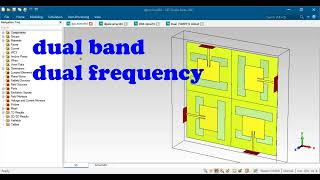 dual band MIMO antenna 24ghz 36ghz in cst [upl. by Harras293]