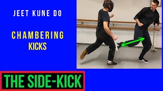 Chambering Kicks  Sidekick  Bruce Lees Jeet Kune Do [upl. by Akiaki]