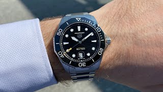 TAG Heuer Aquaracer Professional 300 black 43 mm [upl. by Anaeerb360]