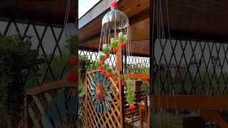 Turn plastic bottles into lanterns recycleplasticbottles plasticbottlegarden gardening garden [upl. by Adnilym]