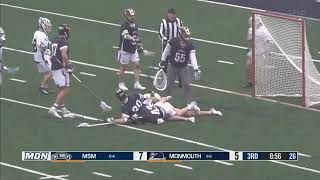 Mens Lacrosse Highlights vs Mount St Marys [upl. by Nydia]