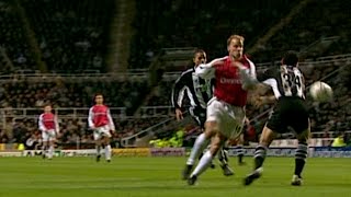 Dennis Bergkamp pirouette goal vs Newcastle  200102 HQ [upl. by Blanca438]